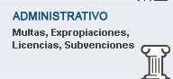 Administrativo: Multas, Expropiaciones, Licencias, Subvenciones